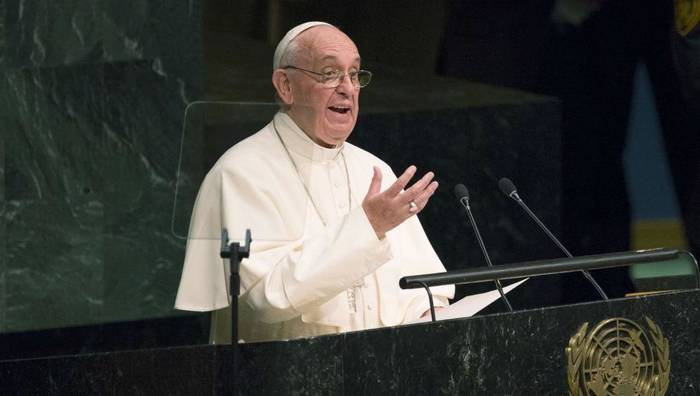 Le pape à la tribune de l'Onu