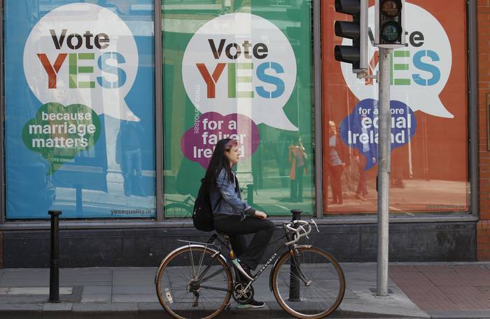 Affiches pour le OUI à Dublin
