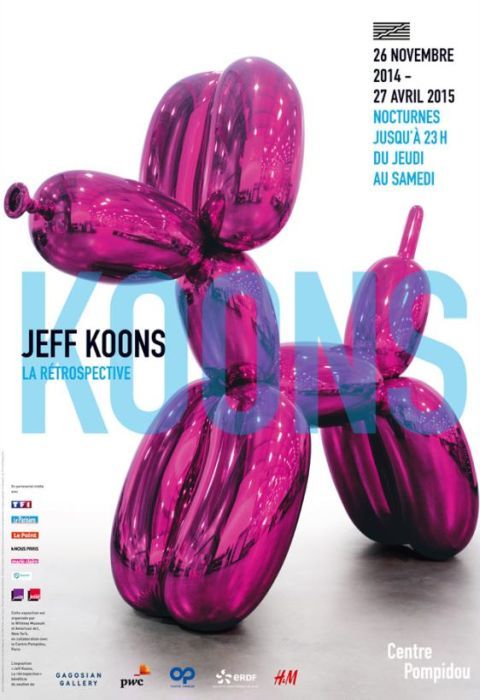 Rétrospective Jeff Koons au Centre Pompidou