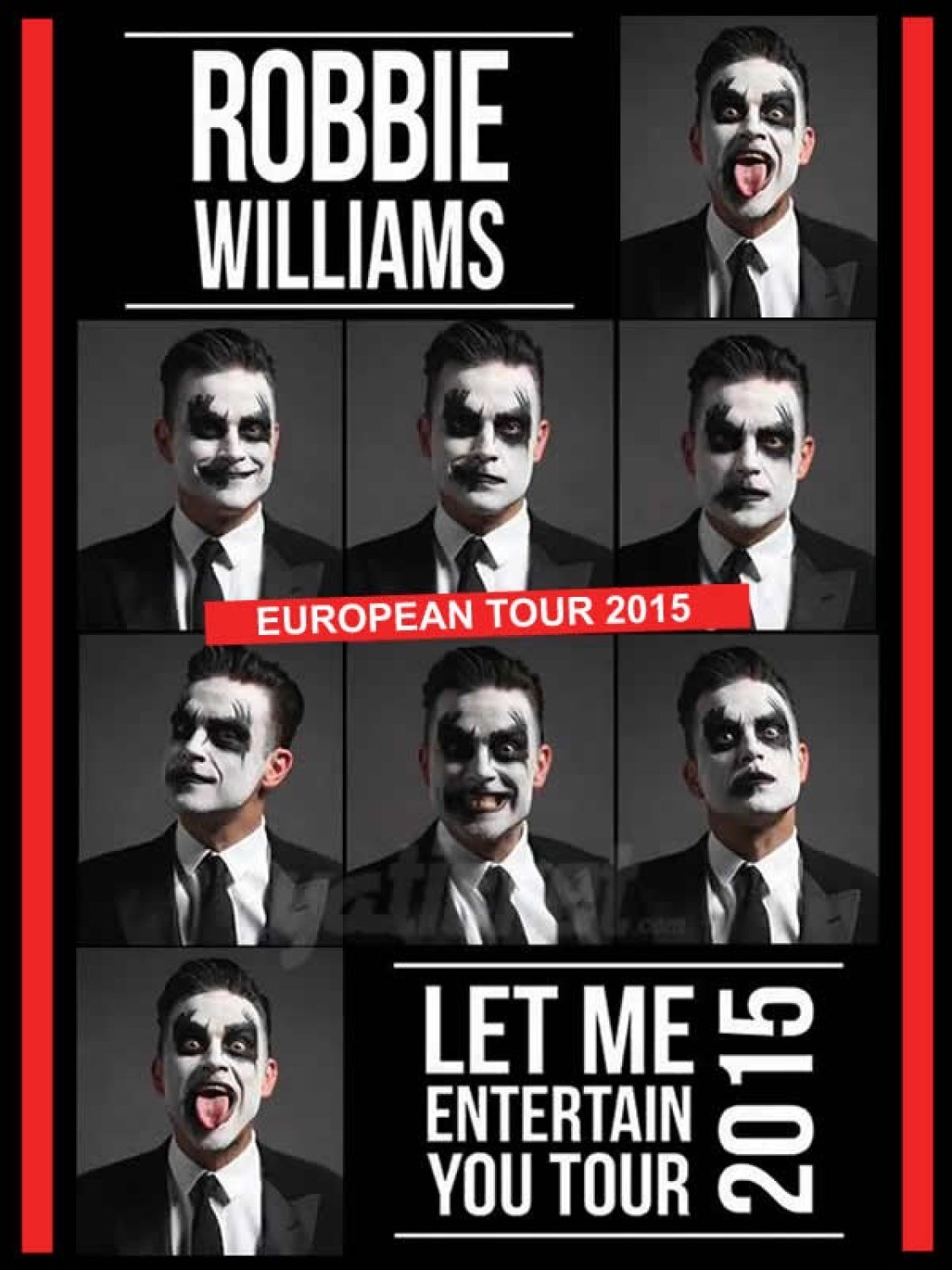 Robbie Williams Let me entertain you Tour au Zénith (Paris – 2015) 