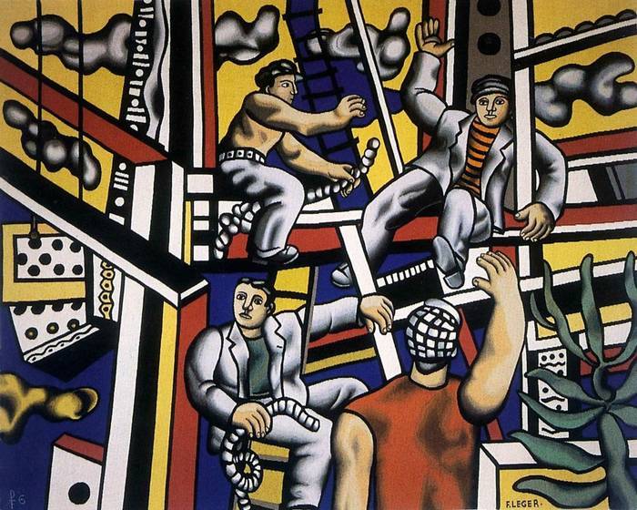 Les Constructeurs à l'aloès - Fernand Léger