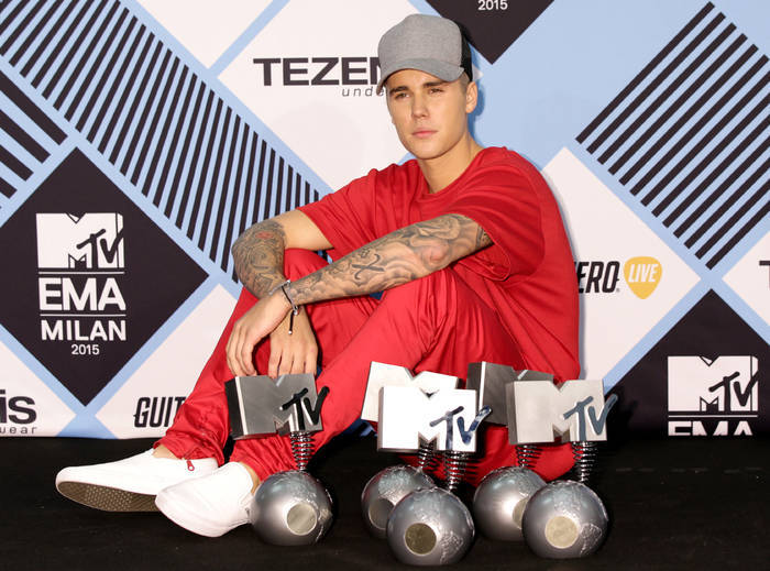 Justin Bieber aux MTV Europe Music Awards 2015