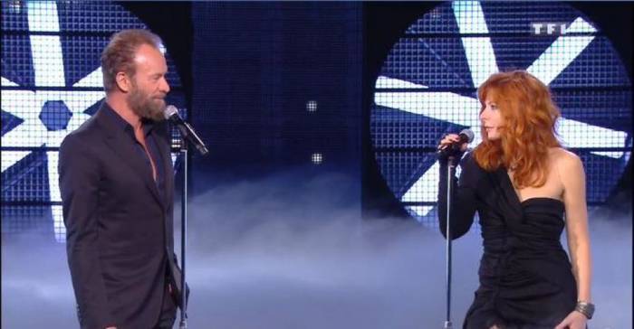Sting et Mylène Farmer aux NRJ Music Awards 2015
