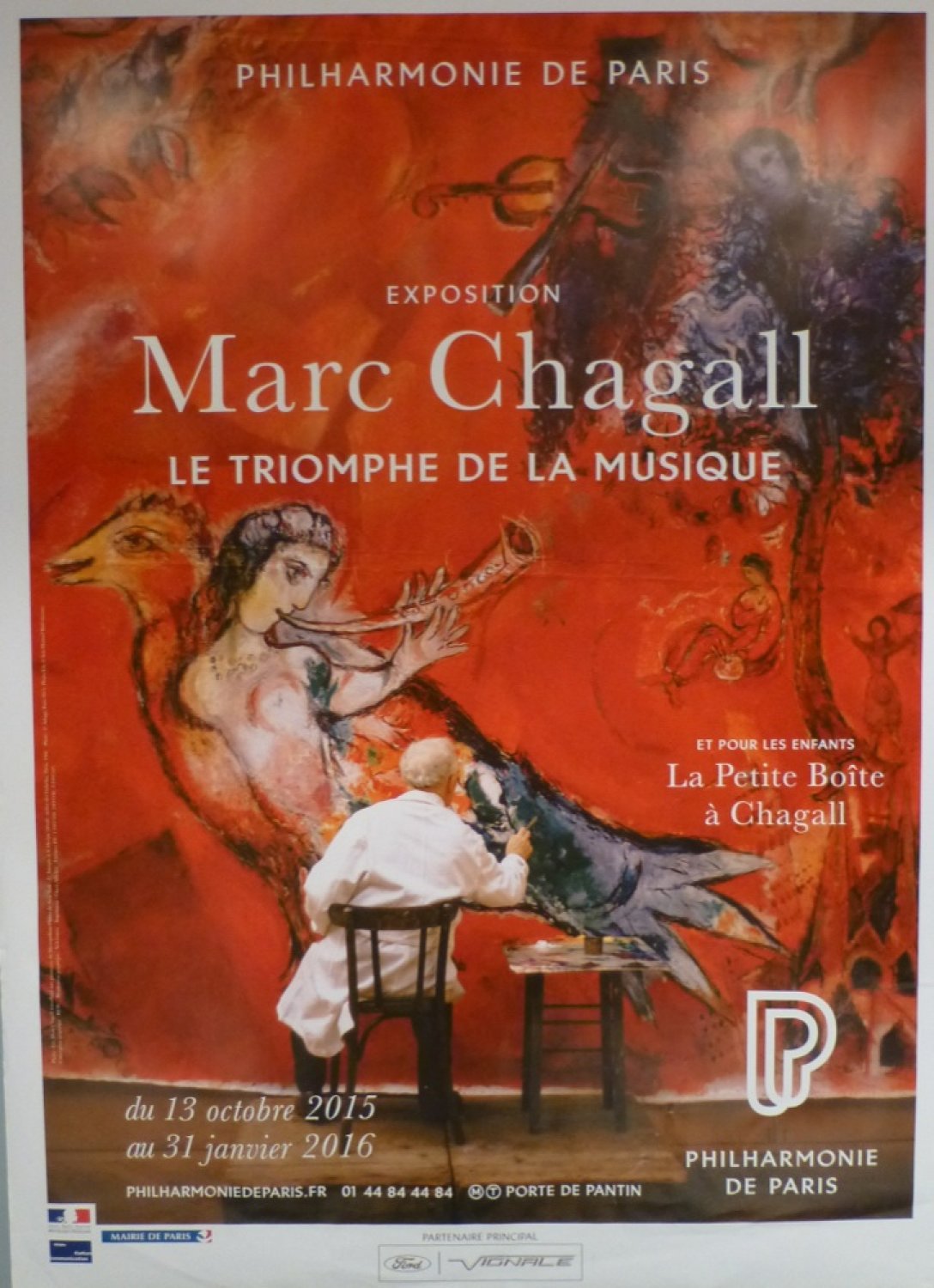 Marc Chagall, le triomphe de la Musique à la Philharmonie de Paris