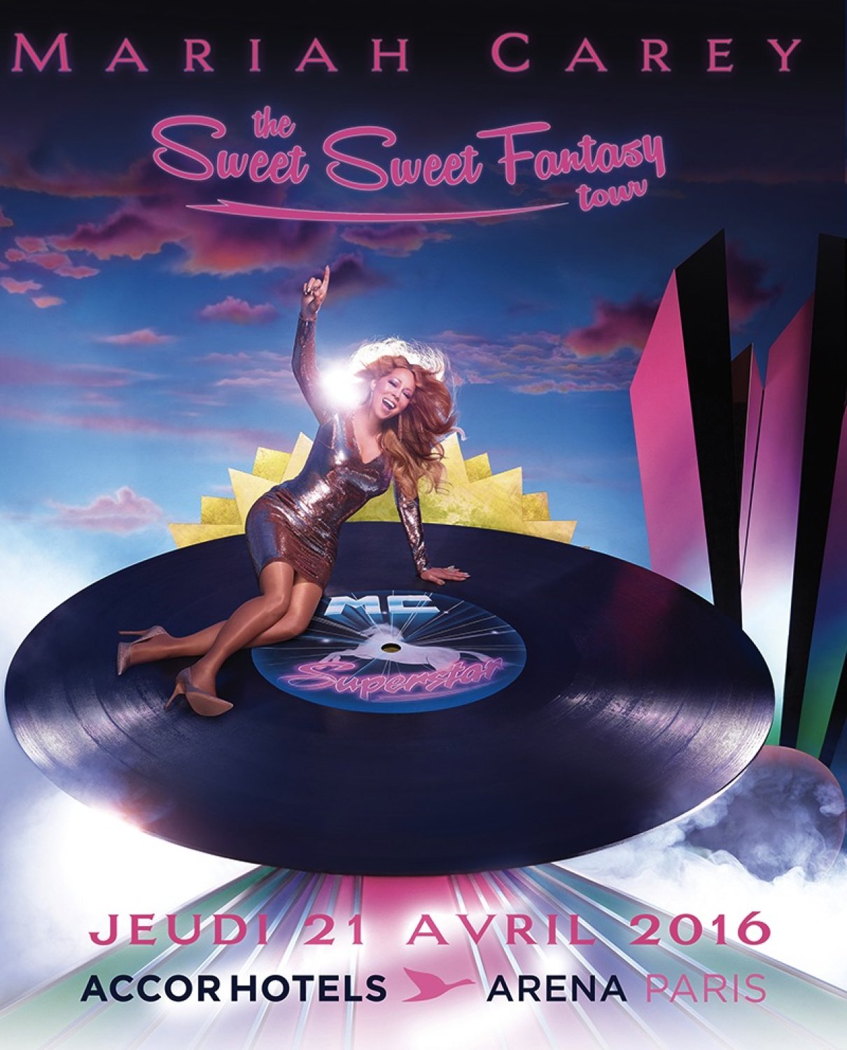 Mariah Carey à l’AccorHotels Arena (Paris - 2016)