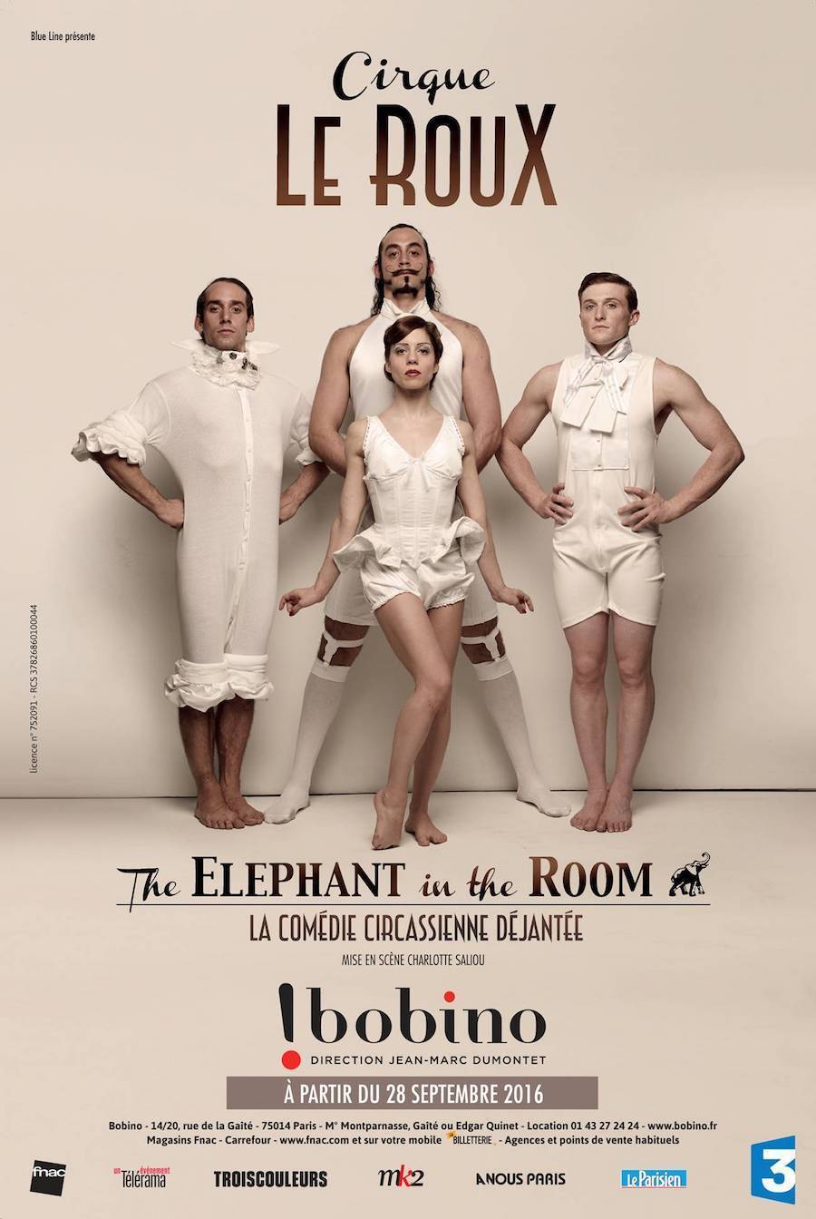 Cirque Le Roux dans The Elephant in the Room