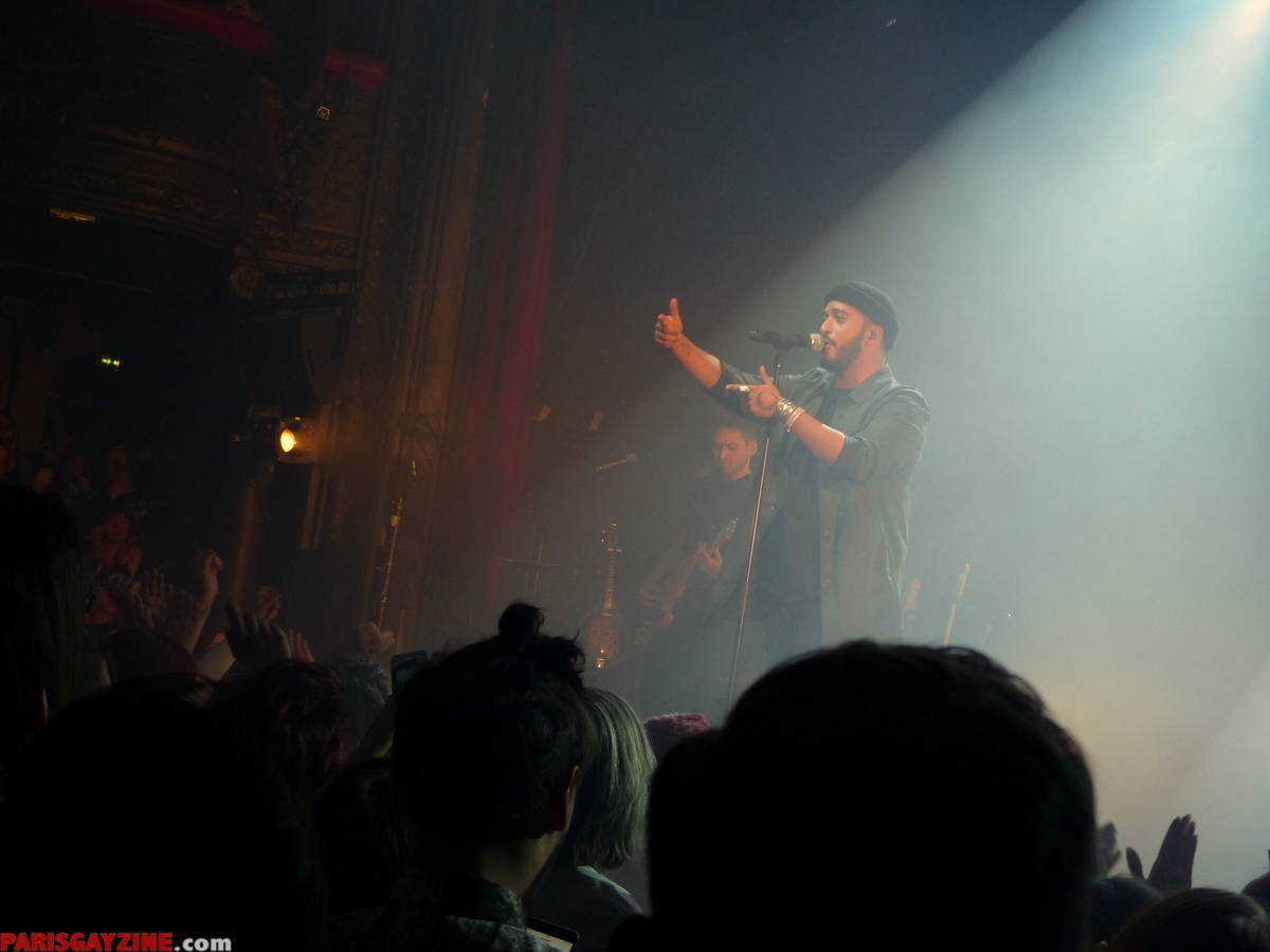 Slimane en concert à La Cigale (Paris – 2017)
