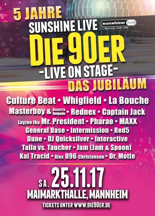 Die 90er live on stage 2017