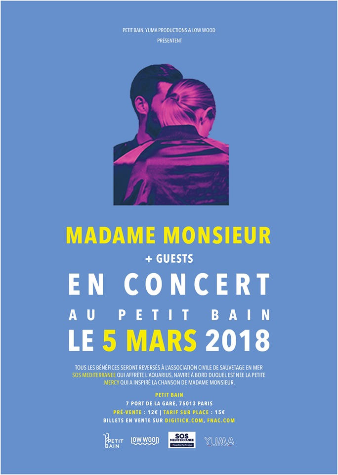 Madame Monsieur au Petit Bain (Paris - 2018)