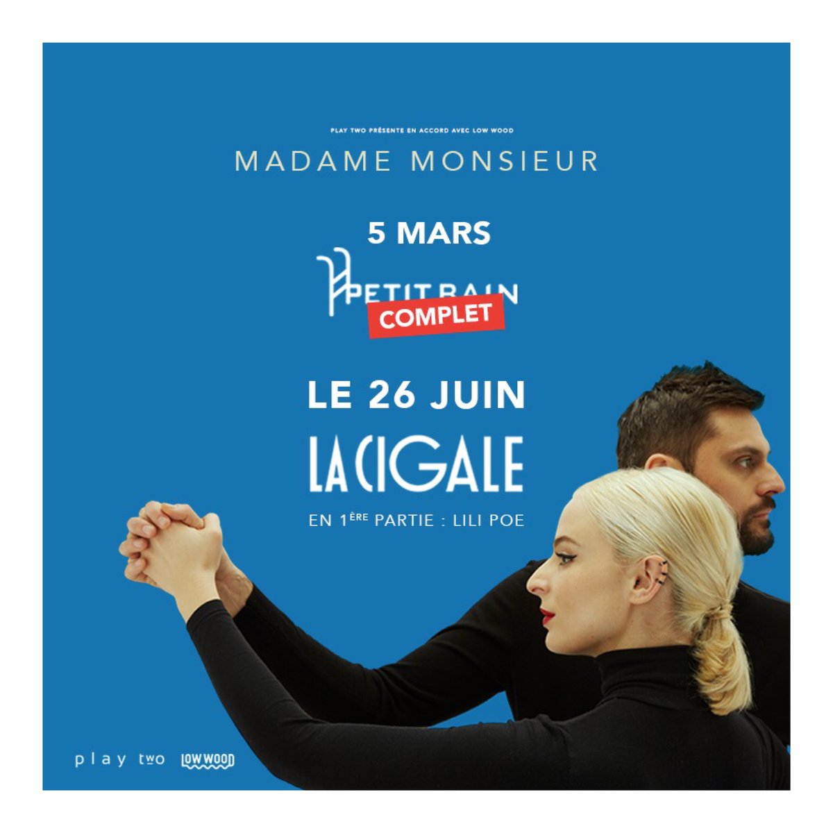 Madame Monsieur à la Cigale (Paris - 2018)