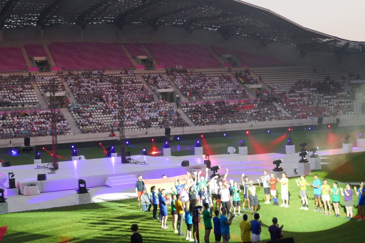 Cérémonie d'ouverture des Gay Games Paris 2018