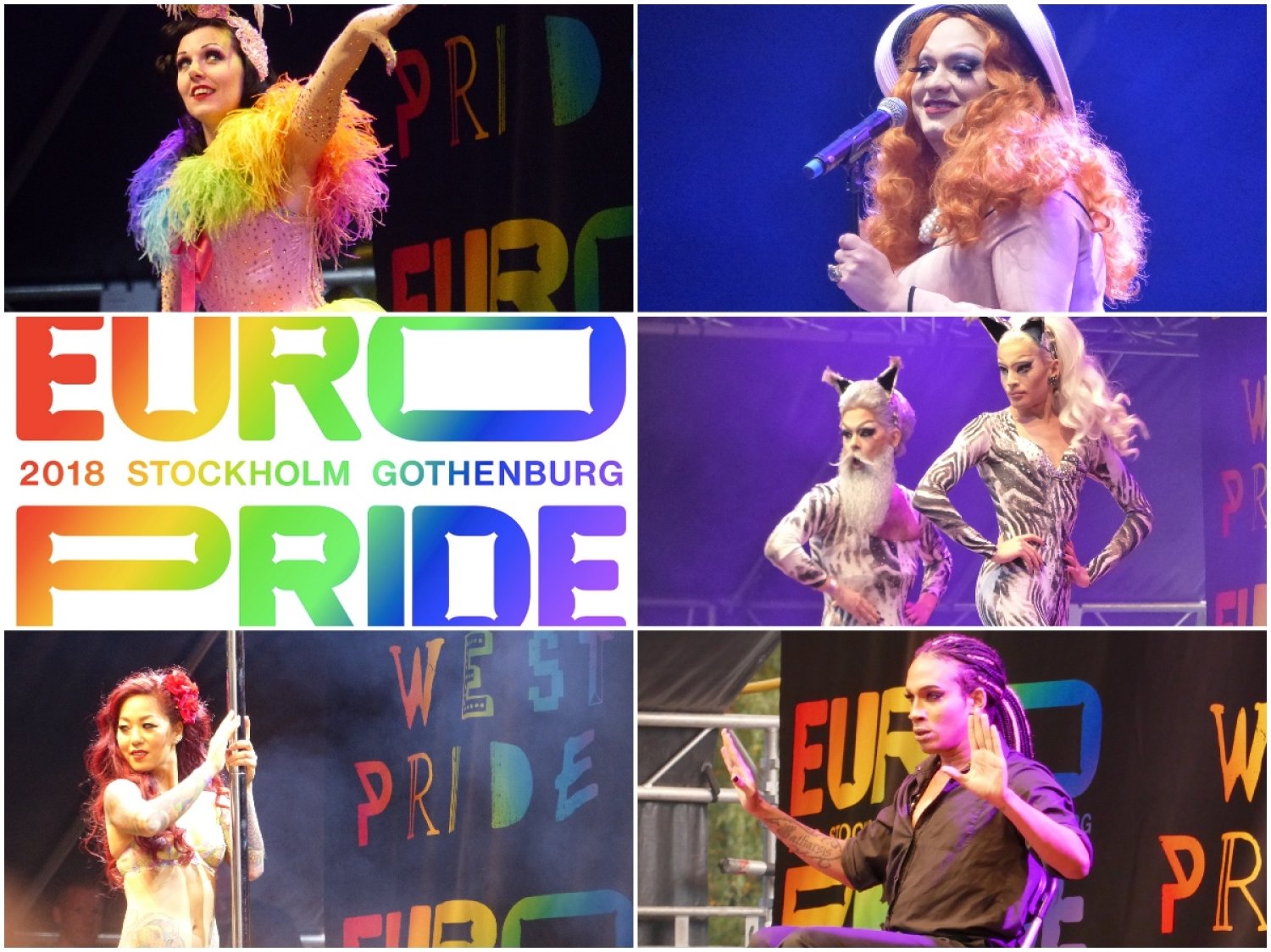 Show Drag Queens à l'Europride