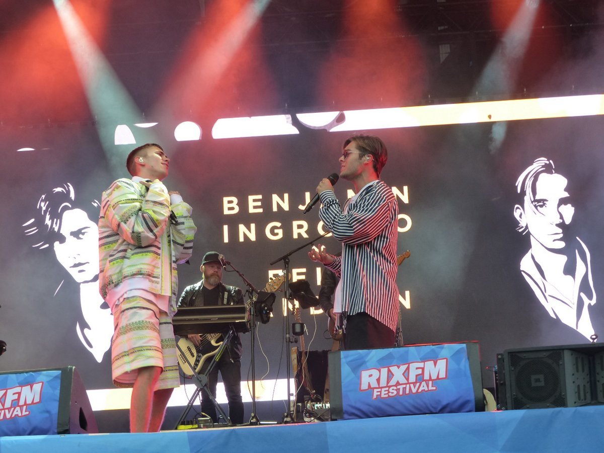 RixFM Festival à Göteborg en Suède avec Eleni Foureira, Benjamin Ingrosso...