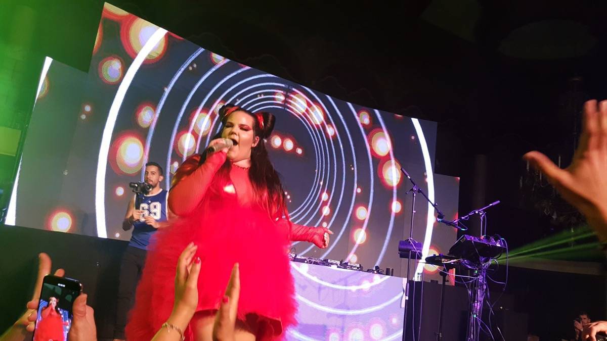 Netta invitée de la Papa Party d’Eliad Cohen (Paris - 2018)
