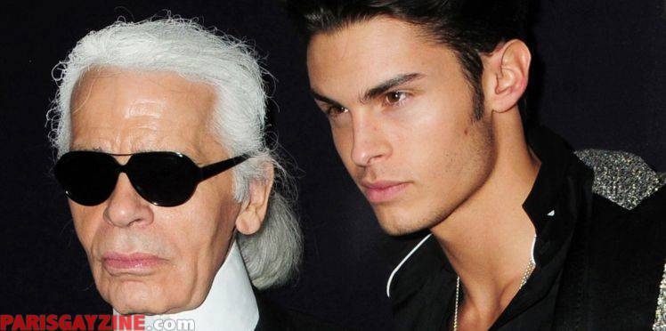 Karl Lagerfeld et Baptiste Giabiconi