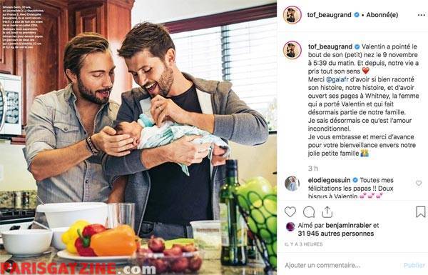 Christophe Beaugrand, papa