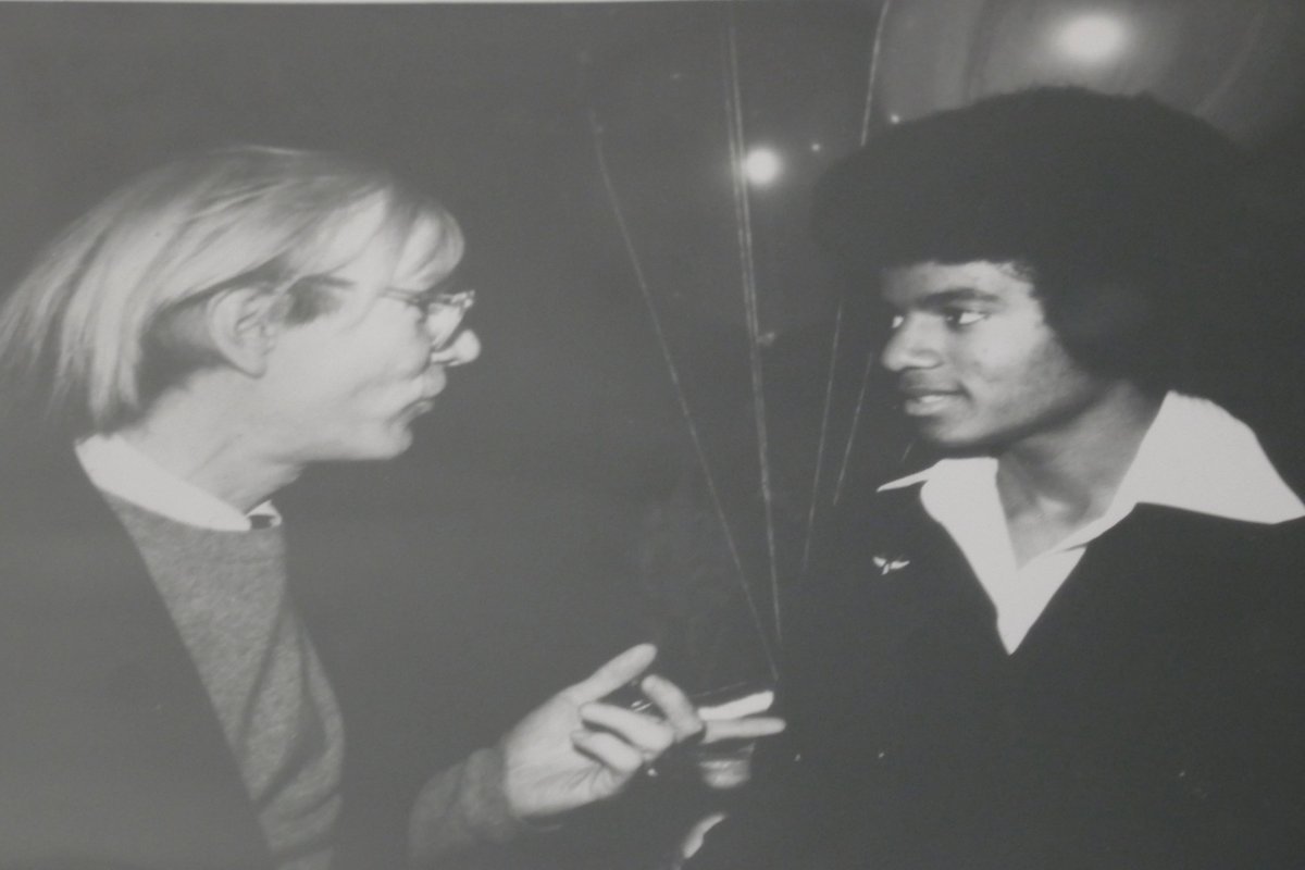 Andy Warhol et Michael Jackson - 1977