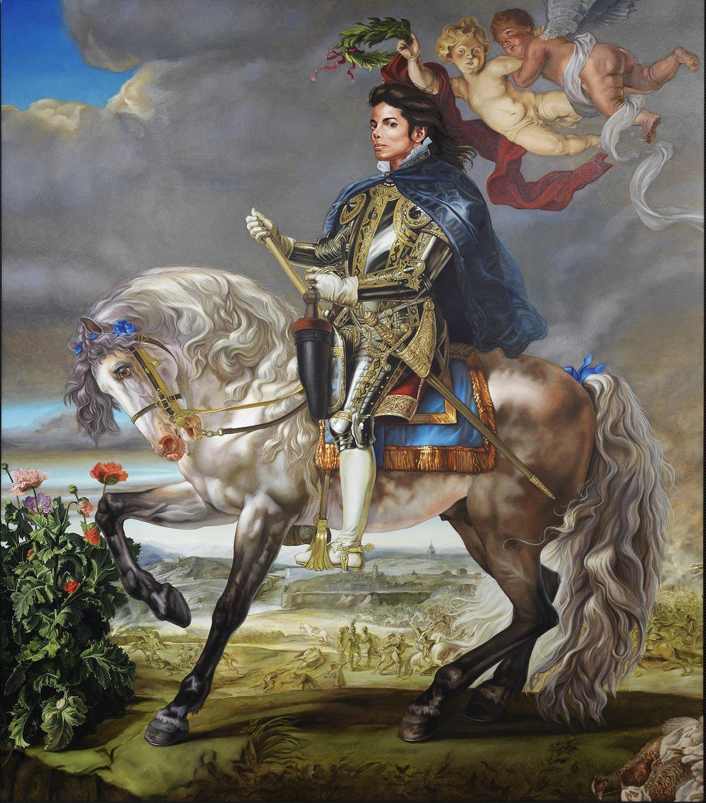 Equestrian Portrait of the King Philip II (Michael Jackson) - Kehinde Wiley - 2010