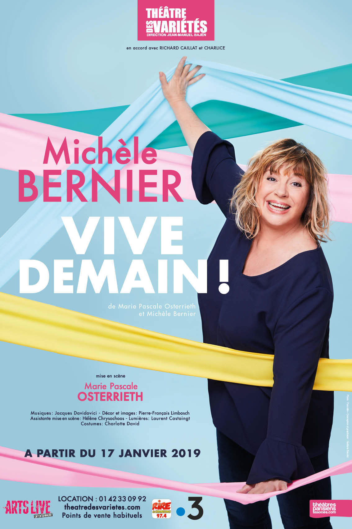 Michèle Bernier dans 'Vive Demain'