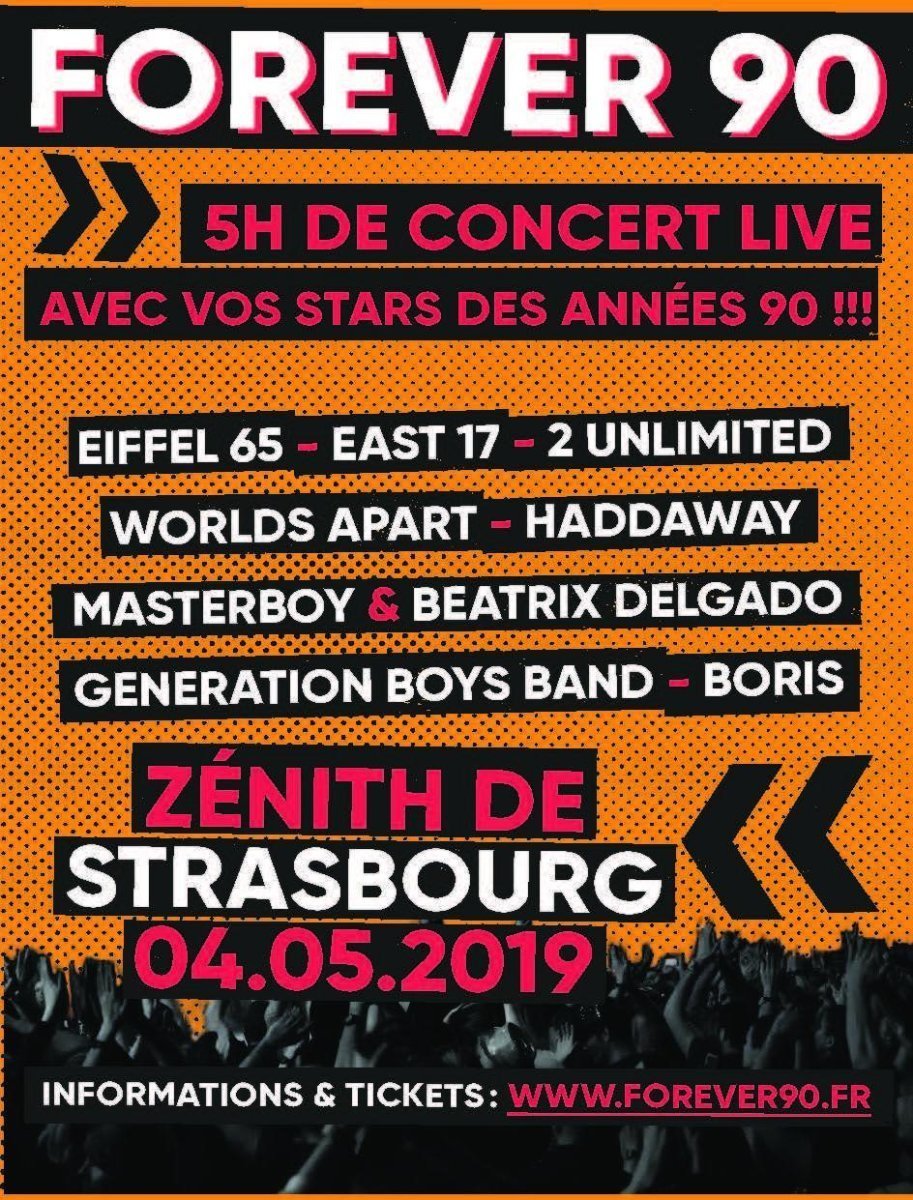 Forever 90s à Strasbourg 2019