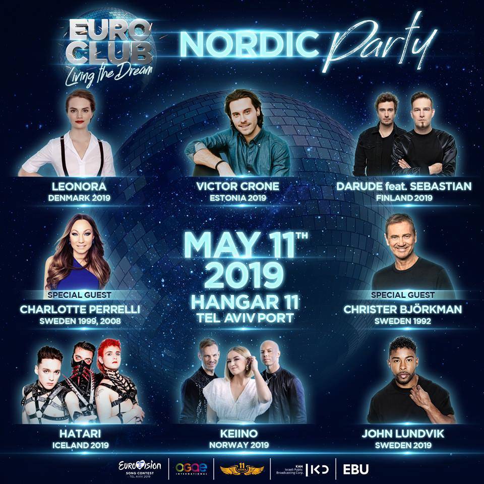 Eurovision 2019 : Nordic Party avec Charlotte Perrelli