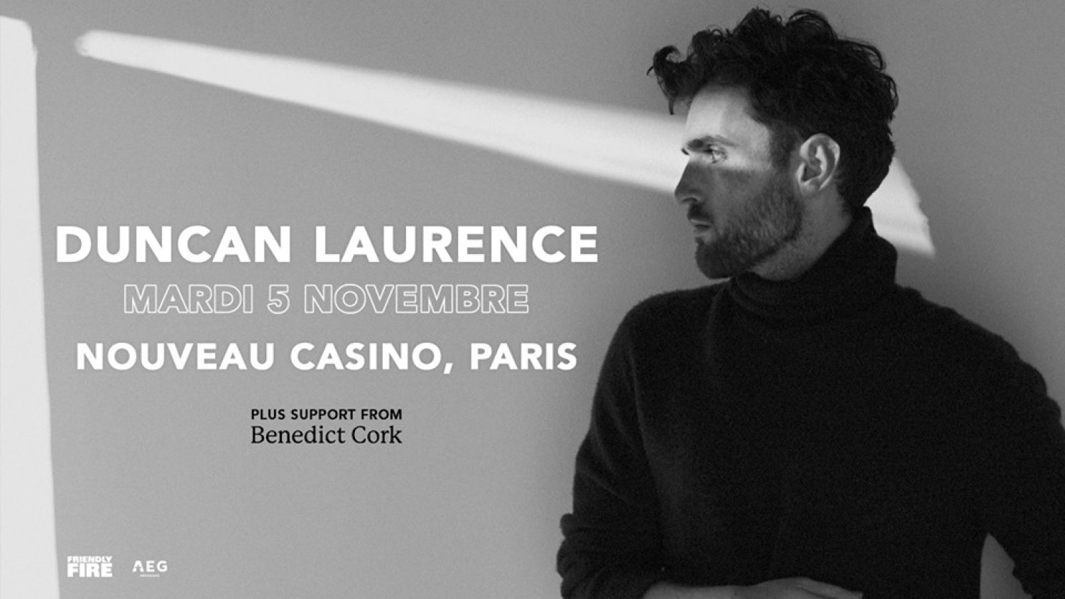 Duncan Laurence au Nouveau Casino (Paris - 2019)