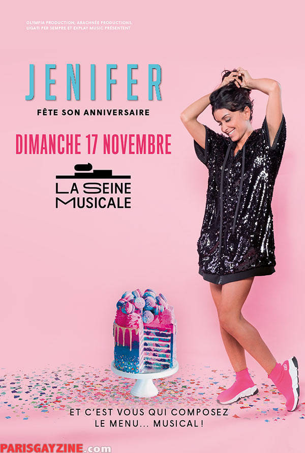 Jenifer fête son anniversaire à La Seine Musicale (Paris - 2019)