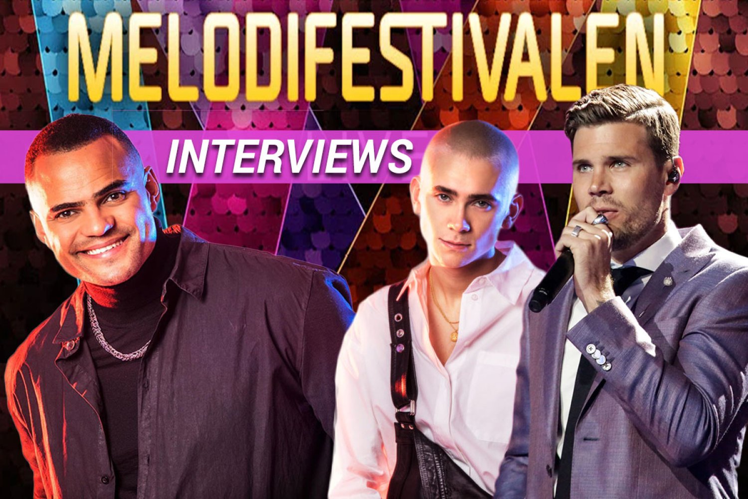 Interviews de Mohombi, Felix Sandman et Robin Bengtsson (Mello 2020)