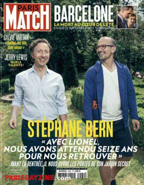Stéphane Bern en Une de Paris Match
