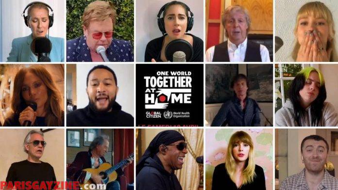 Les stars à One World: Together at home
