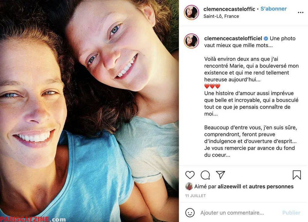 Juillet 2021 - Coming-out de Clémence, grande gagnante de Koh Lanta