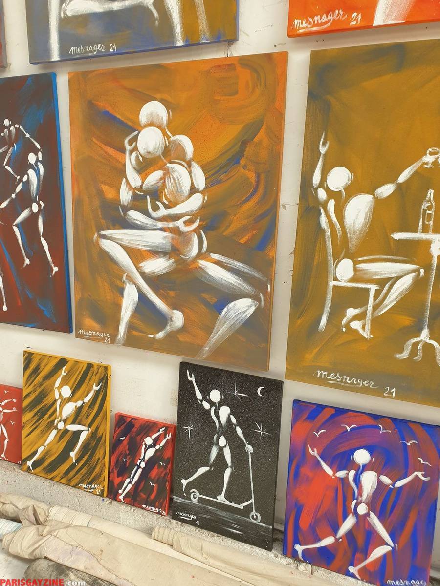 Visite de l'atelier de l'artiste Jérôme MESNAGER