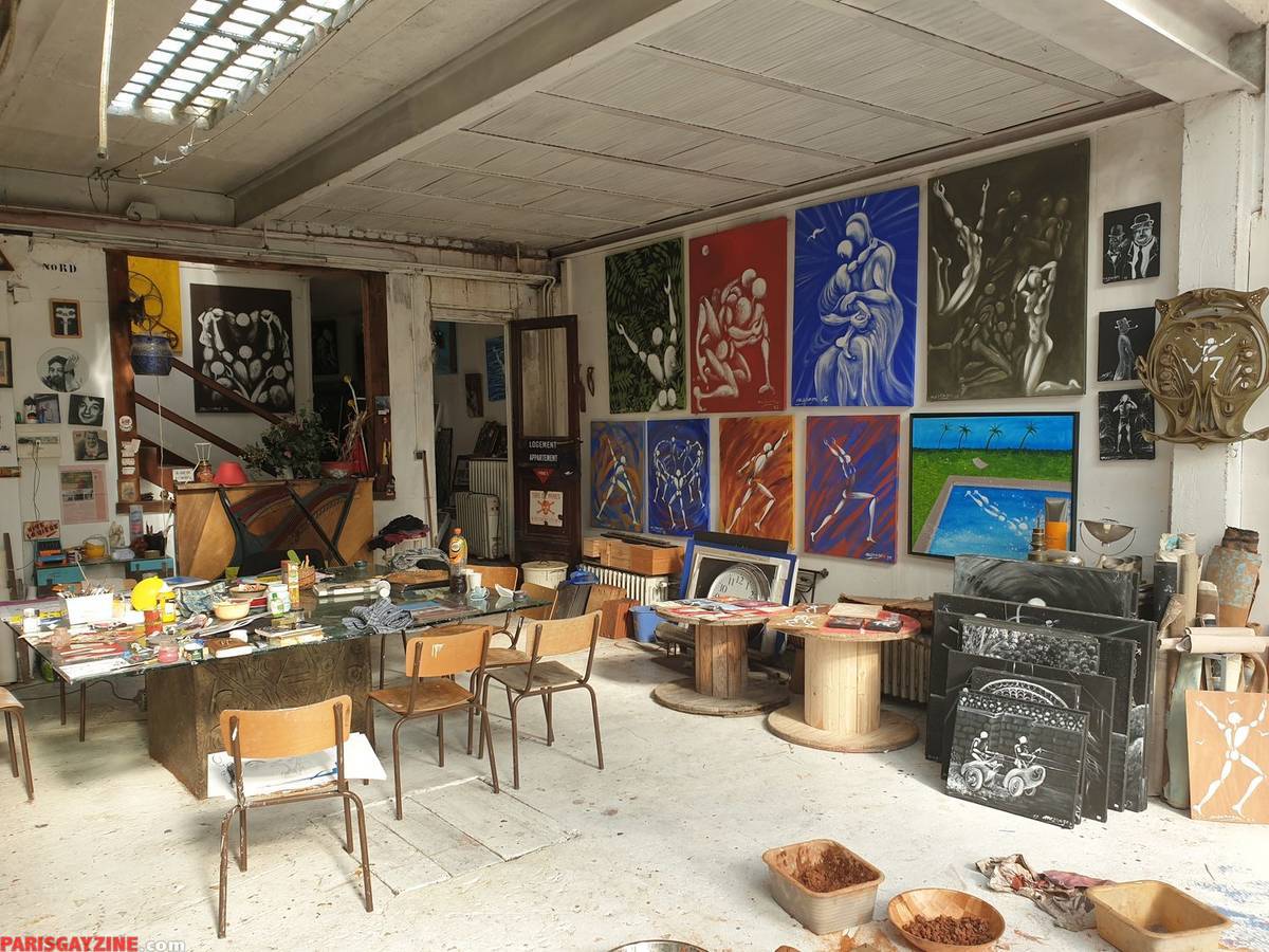 Visite de l'atelier de l'artiste Jérôme MESNAGER