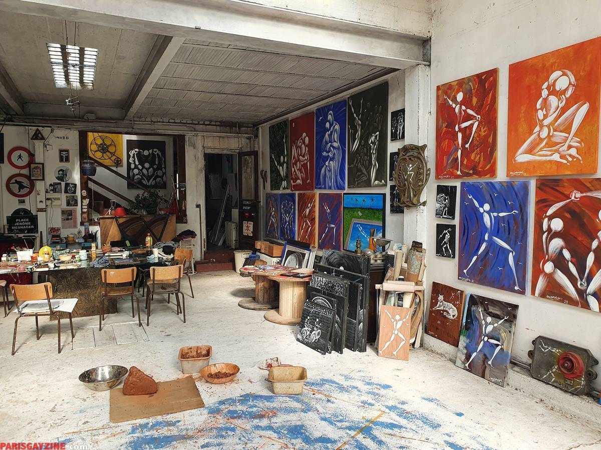 Visite de l'atelier de l'artiste Jérôme MESNAGER