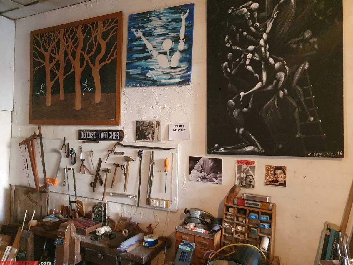 Visite de l'atelier de l'artiste Jérôme MESNAGER