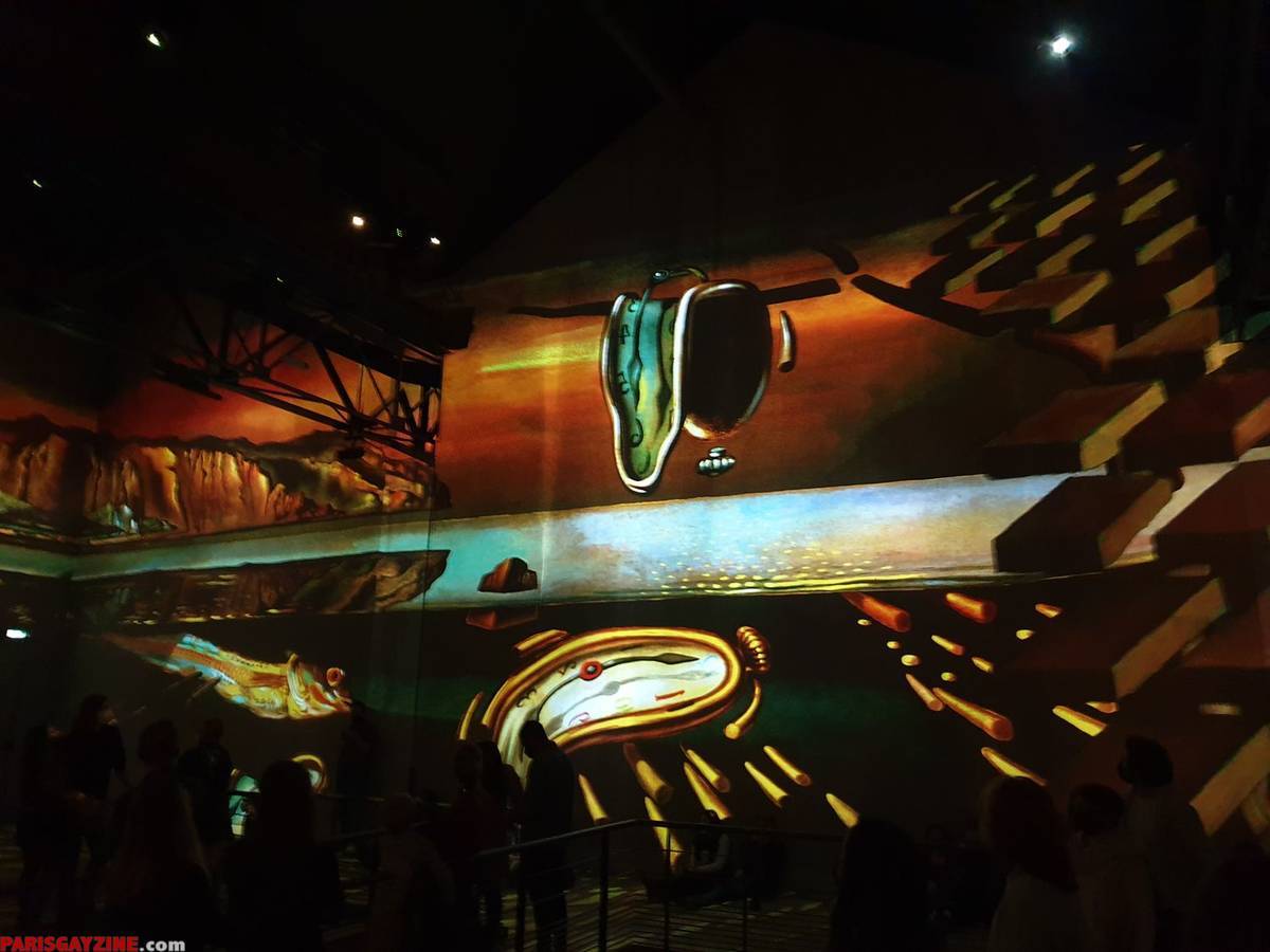 Salvador Dalí et Gaudí à l'Atelier des Lumières