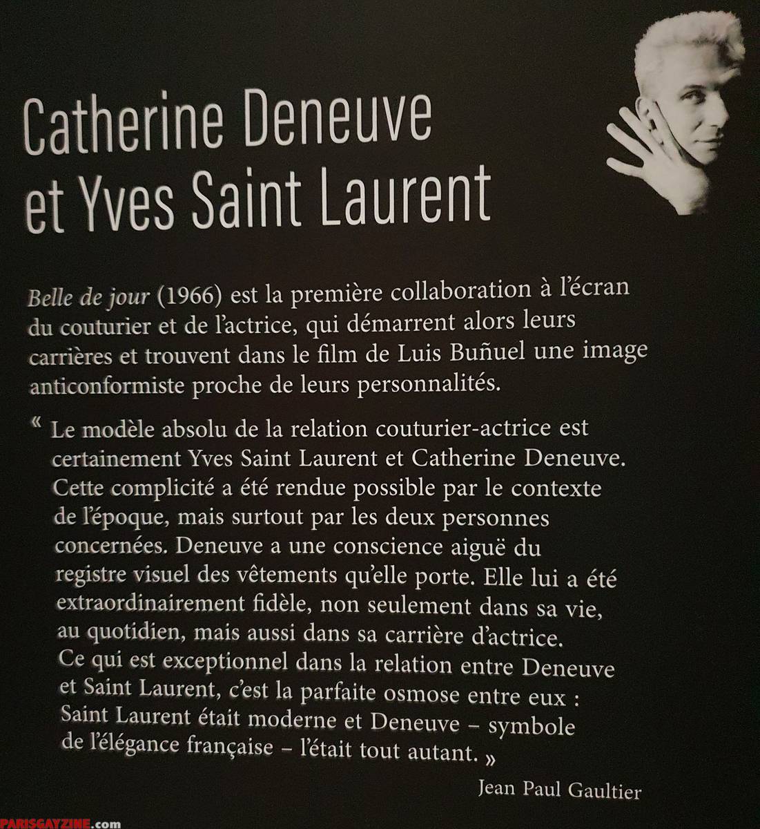 Exposition Cinémode de Jean-Paul Gaultier