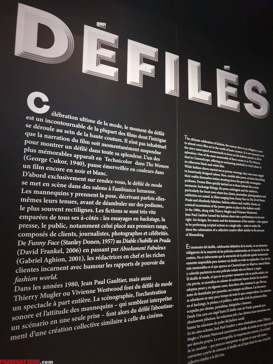 Exposition Cinémode de Jean-Paul Gaultier