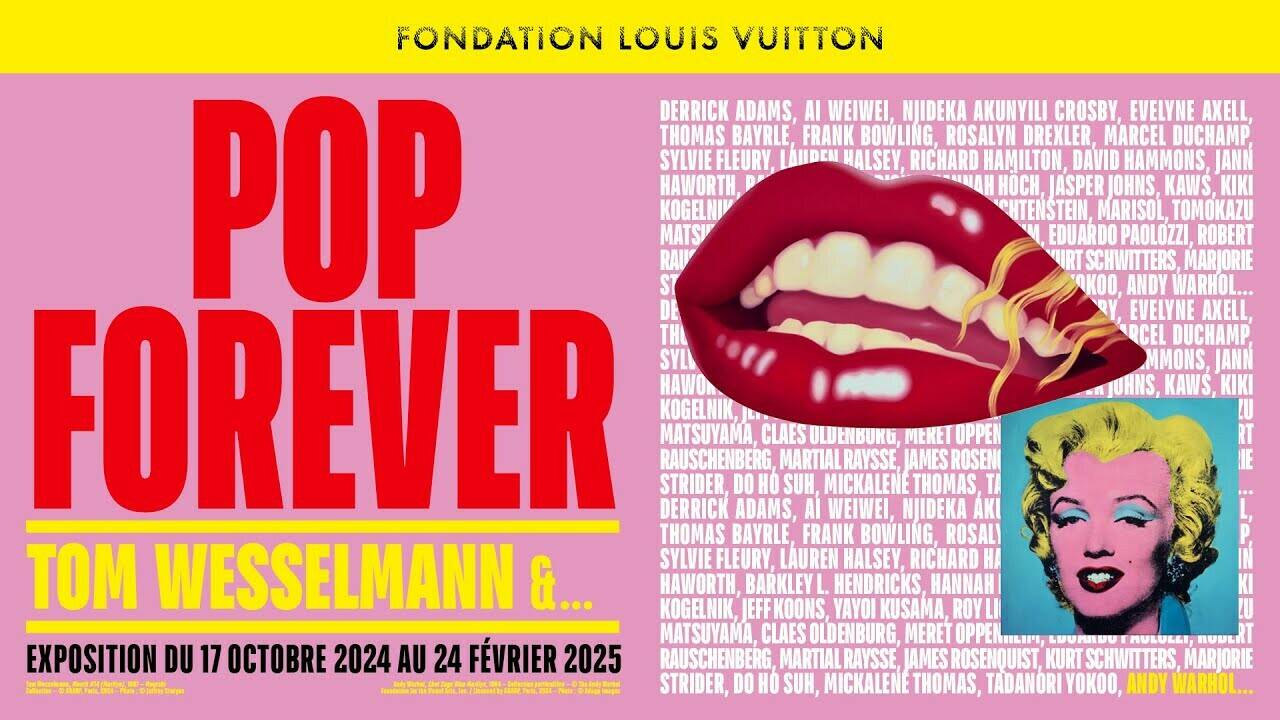 Pop Forever, Tom Wesselmann &… à la Fondation Vuitton