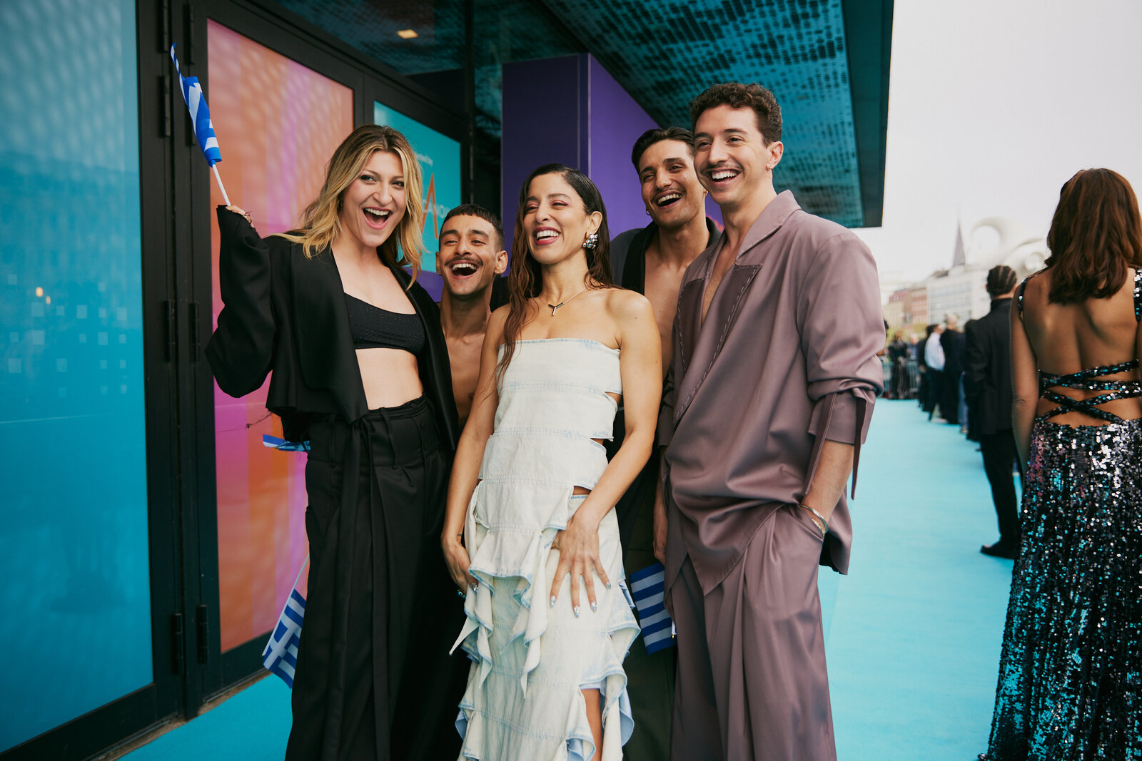 Les autres artistes au Turquoise carpet (c) EBU / Alma Bengtsson