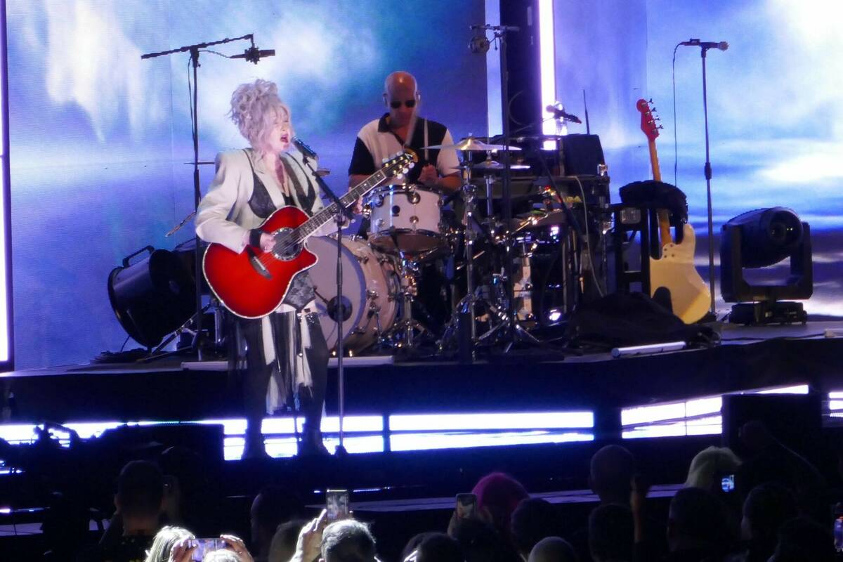 Cindy Lauper à l'Accor Arena de Bercy
