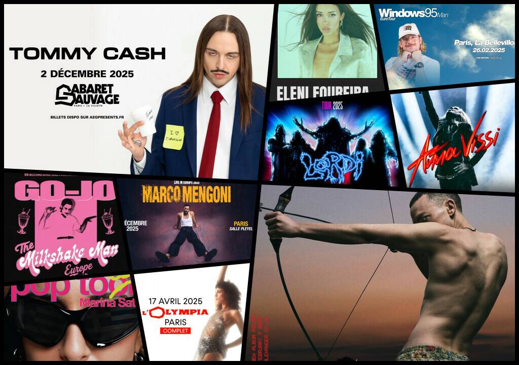 Les artistes Eurovision en concert à Paris en 2025