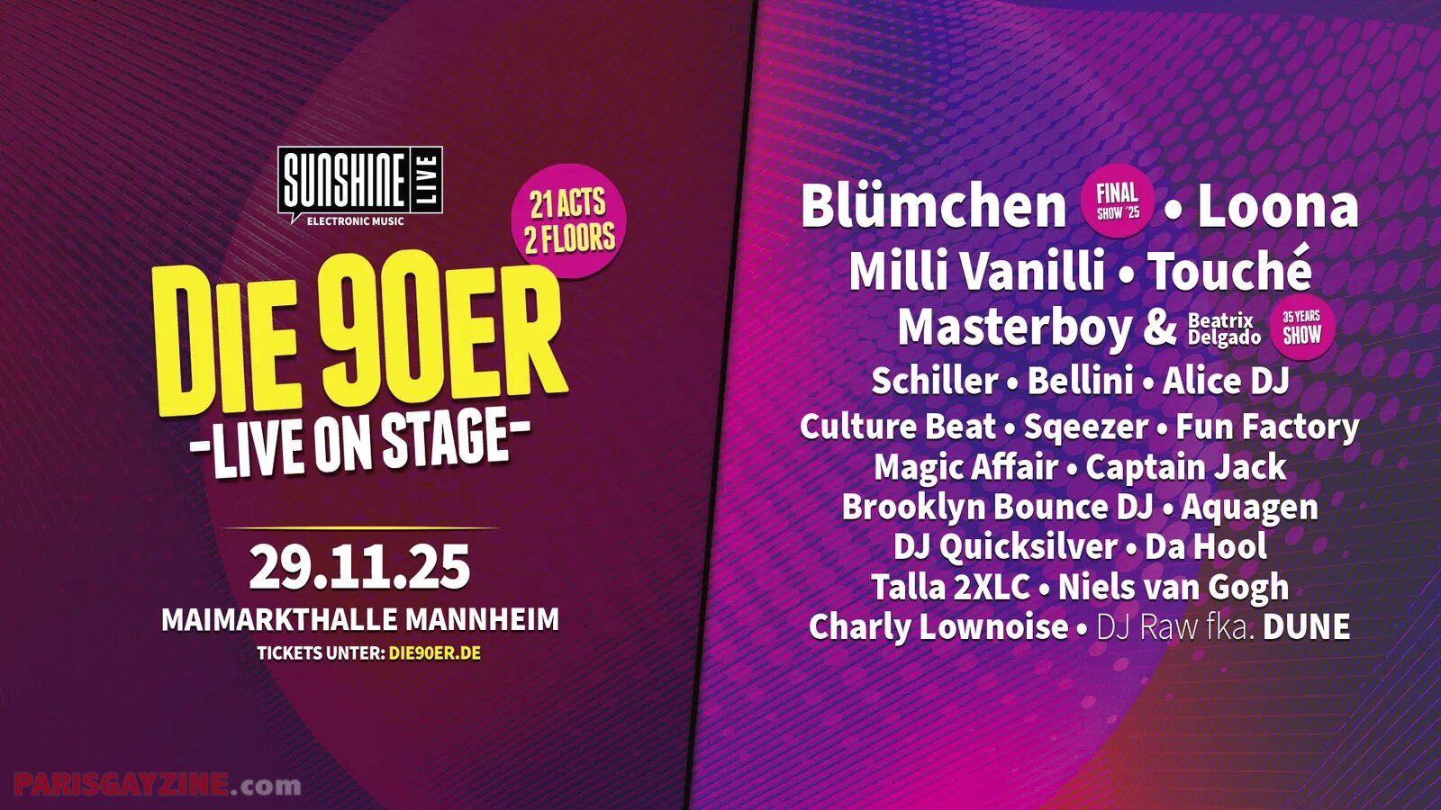 Die 90er live on stage 2025