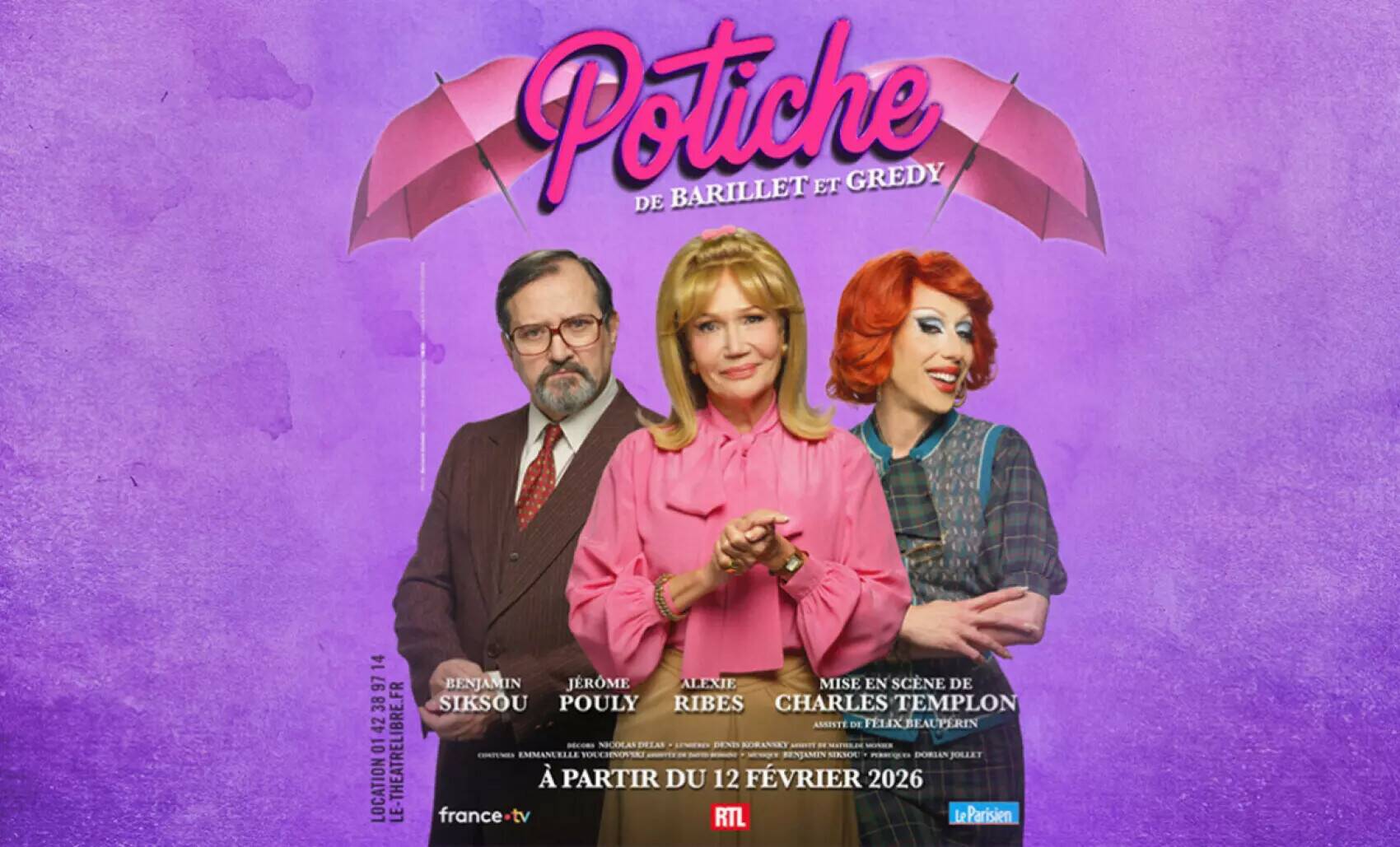 Clémentine Célarié et Paloma : le grand soir des « Potiches » au Théâtre Libre