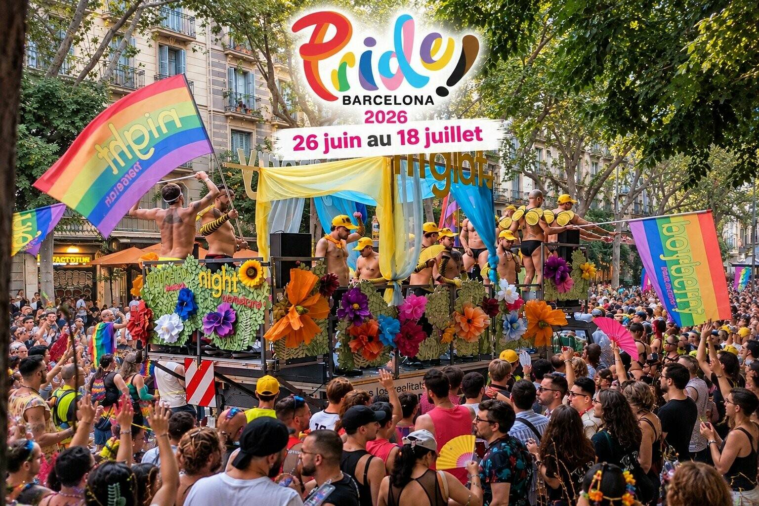 Pride Barcelona 2026 : un mois de fierté, de fête et de revendications