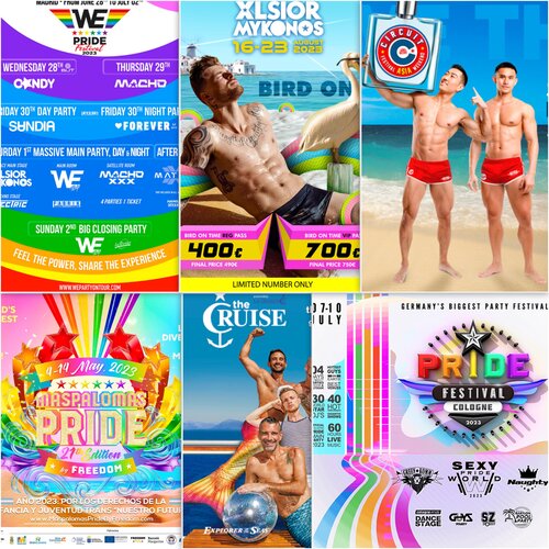 Les festivals gays de cet été 2023