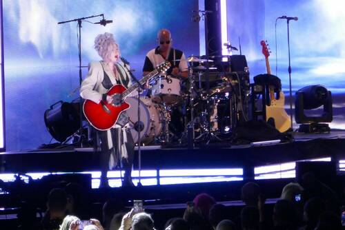 Cindy Lauper à l'Accor Arena de Bercy